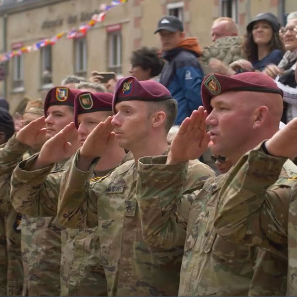 78e Anniversaire du Débarquement à Carentan-les-Marais - Tévi.tv